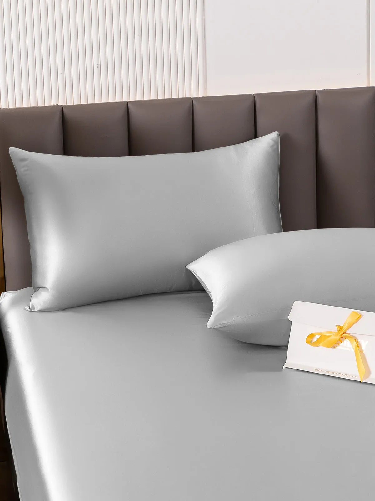 19Momme 100% Mulberry Silk Pillowcase - Hidden Zipper — image 4
