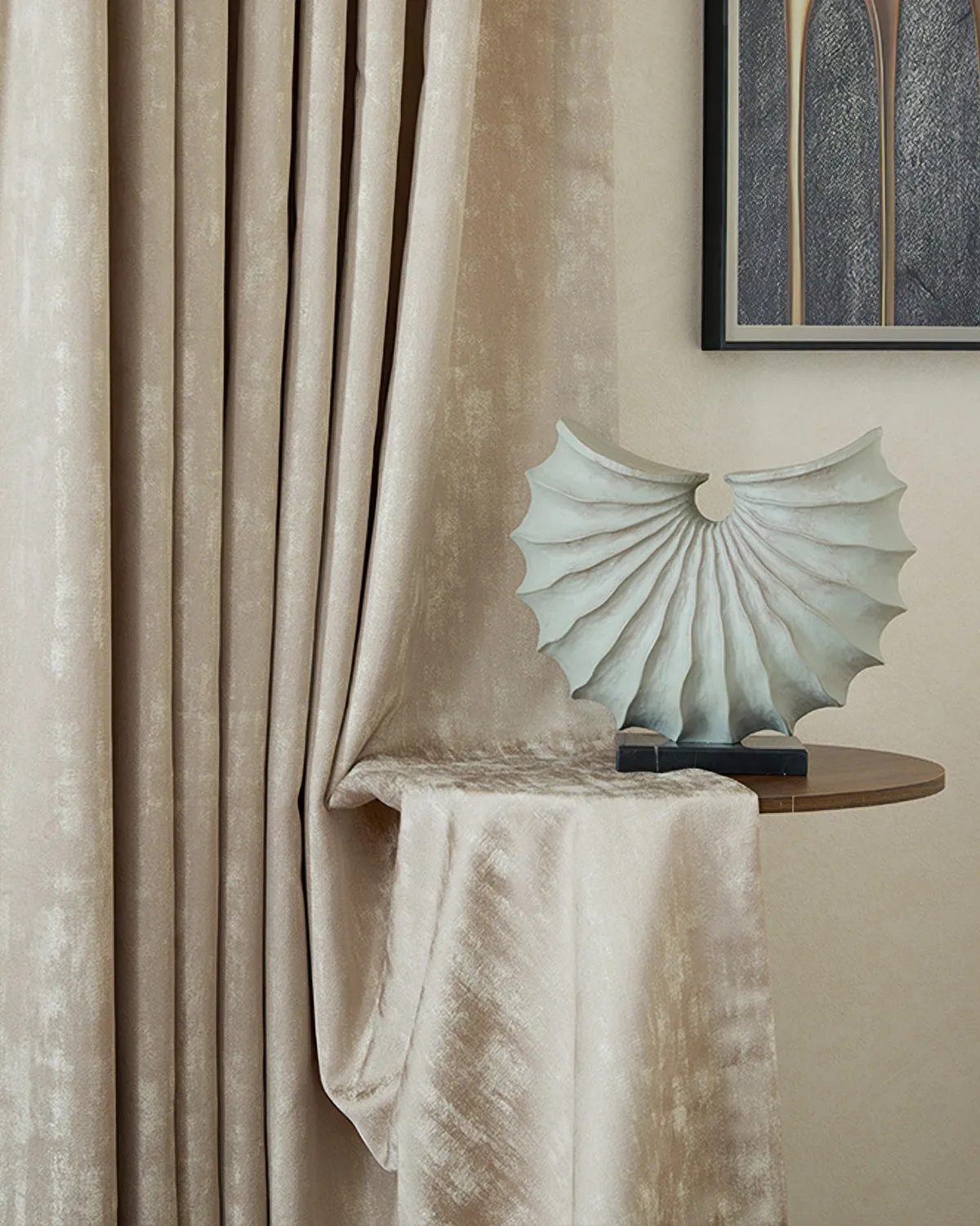 Glimmer Linen Blend Lightweight Textured Custom Curtain — image 3