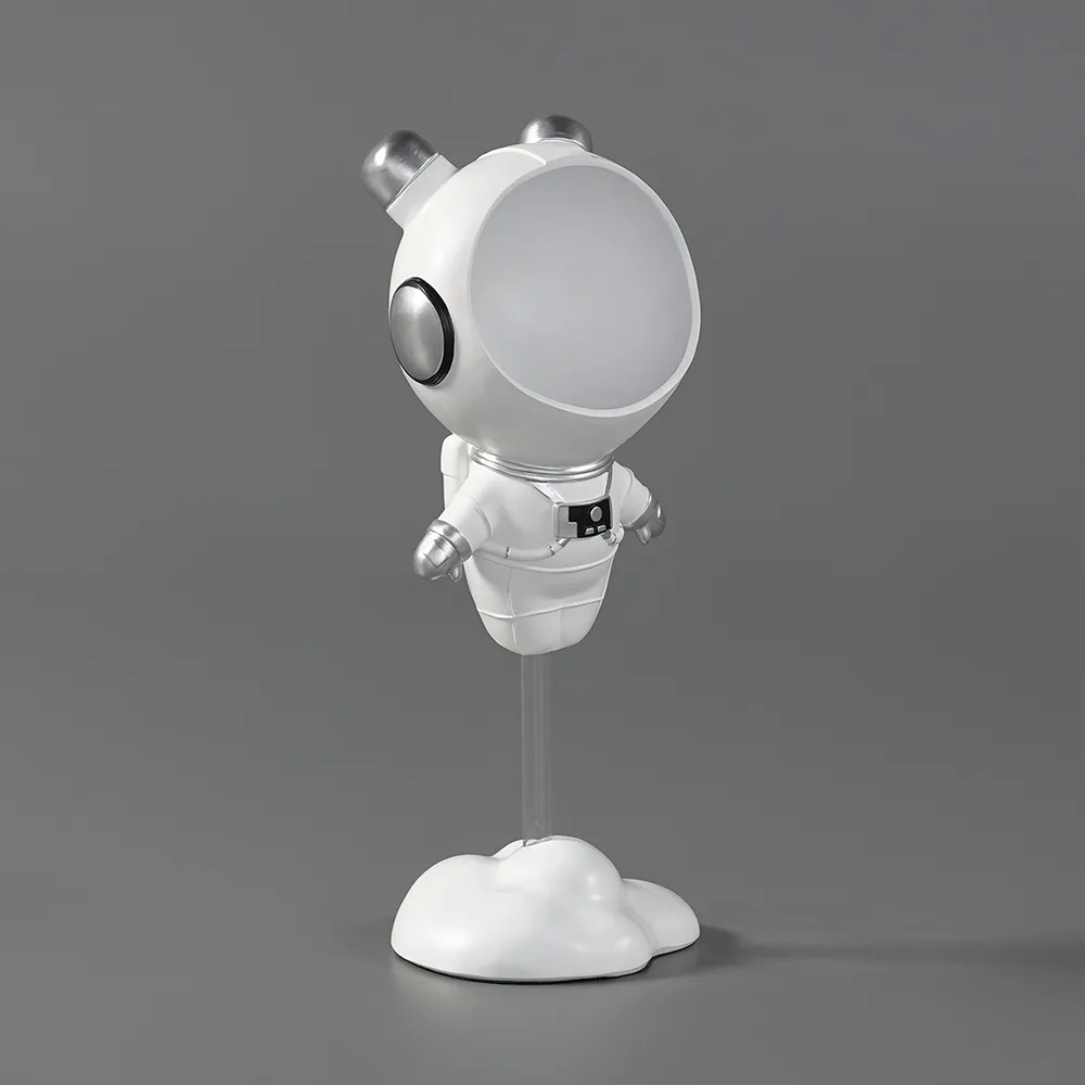 Modern White Astronaut Side Table Floor Figurine End Table Storage Decoration — image 7