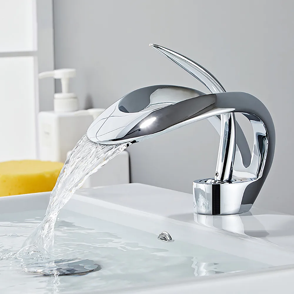 Waterfall Bathroom Sink Faucet — image 11