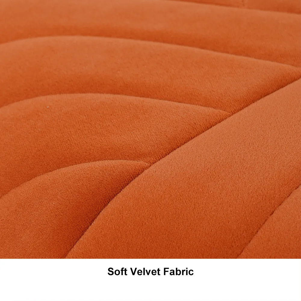 18.5" Wide Velvet Pouf Ottoman Hexagonal Ottoman — image 7