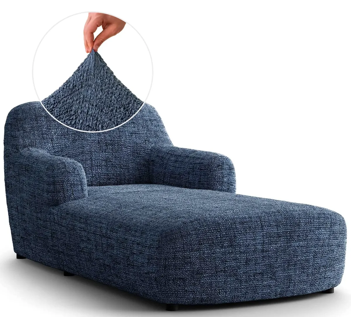 Chaise Lounge Slipcovers - 1-Piece Furniture Protector - Form Fit, Machine Washable -Microfibra PrintedCollection
