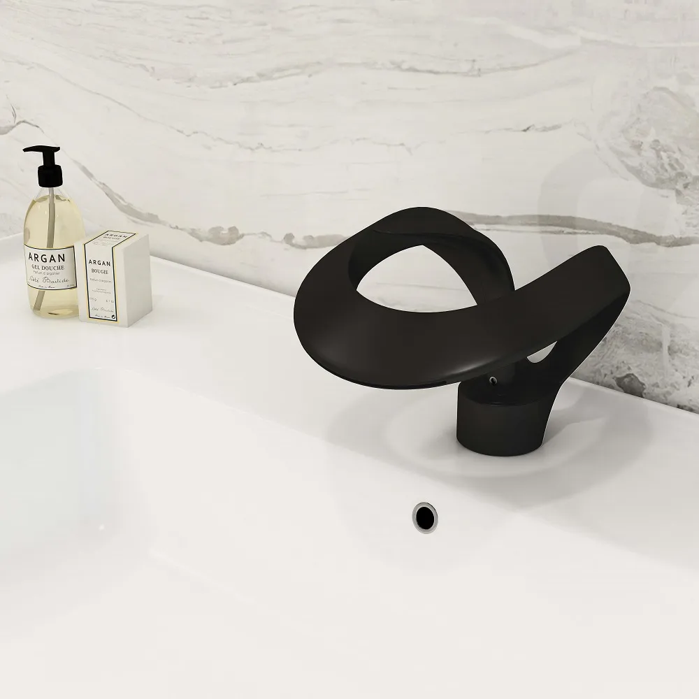 Waterfall Bathroom Sink Faucet — image 9