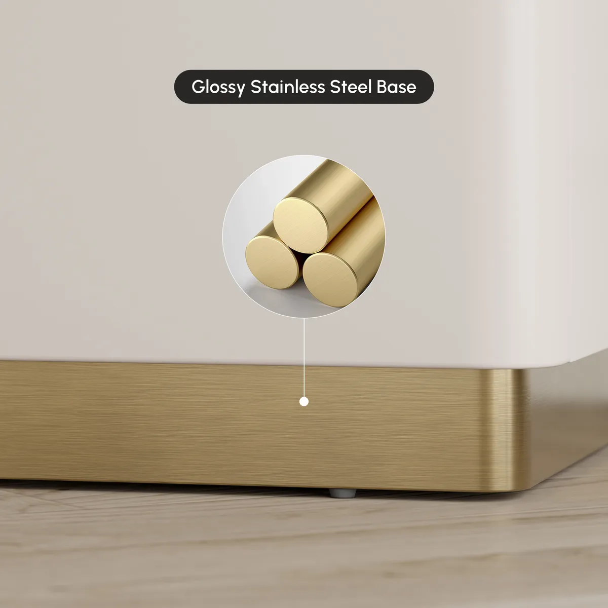 20" Smart 2-Drawer Nightstand with Sintered Stone Top & Charging Station — image 10