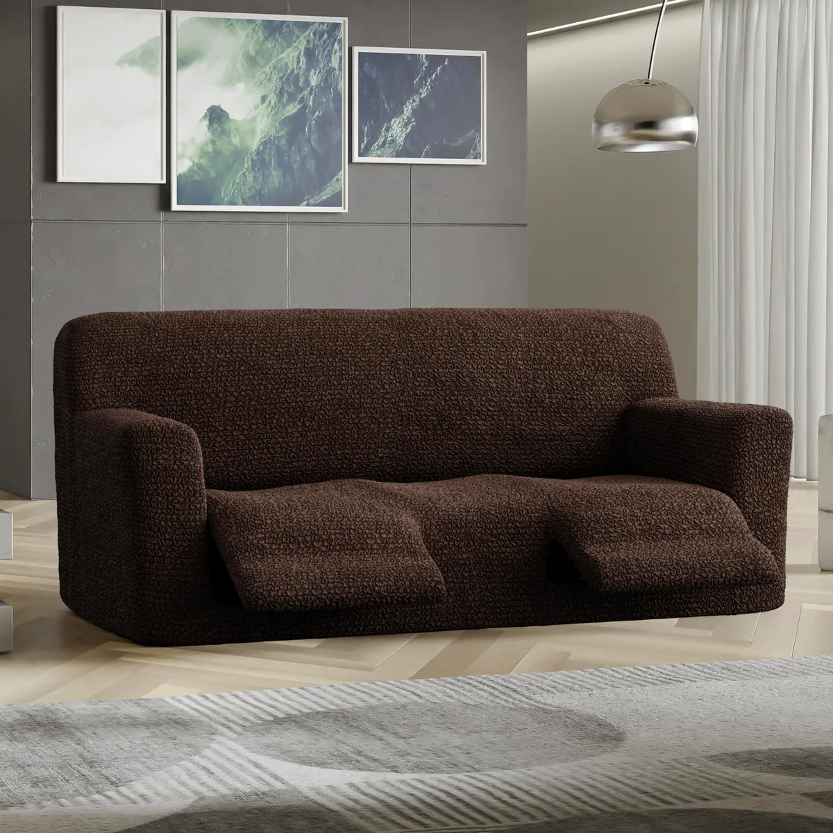 Recliner Sofa Slipcover - 1-Piece Furniture Protector - Form Fit, Machine Washable -MicrofibraCollection — image 18