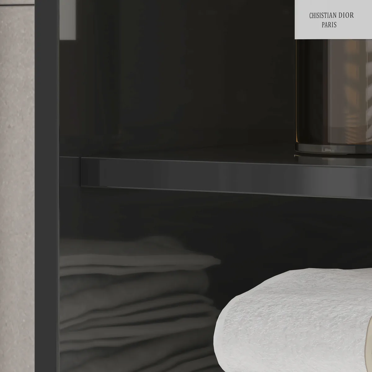 Aro 59" Freestanding Bathroom Storage Cabinet with Shelves, Drawers & Doors — image 9