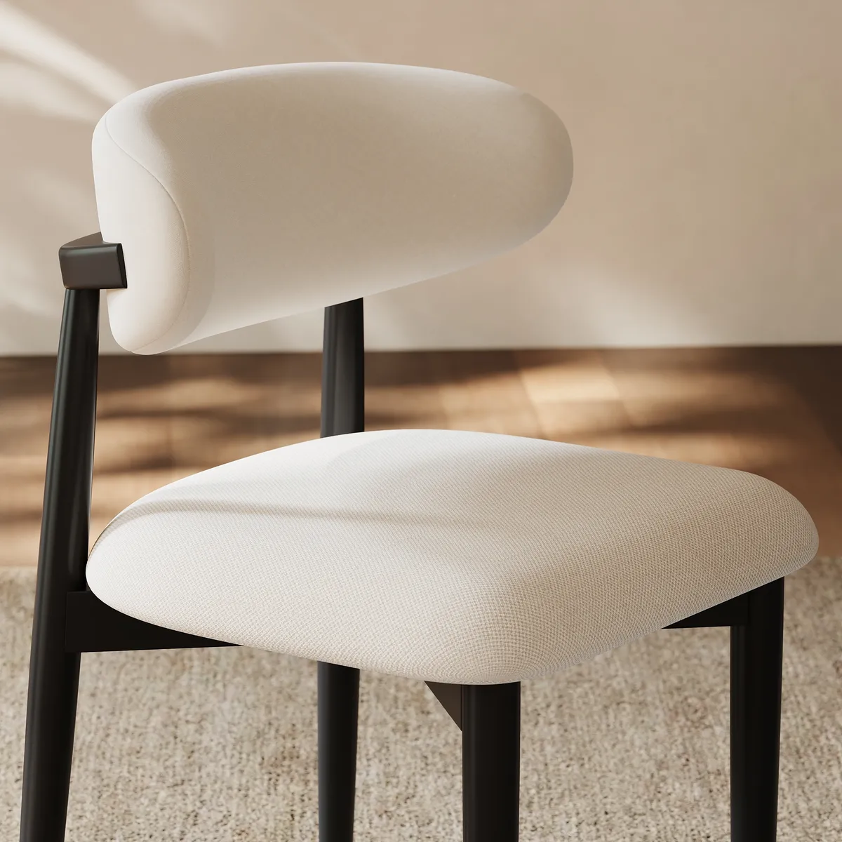 Modern PU Leather Dining Chair with Rubber Wood Legs — image 18