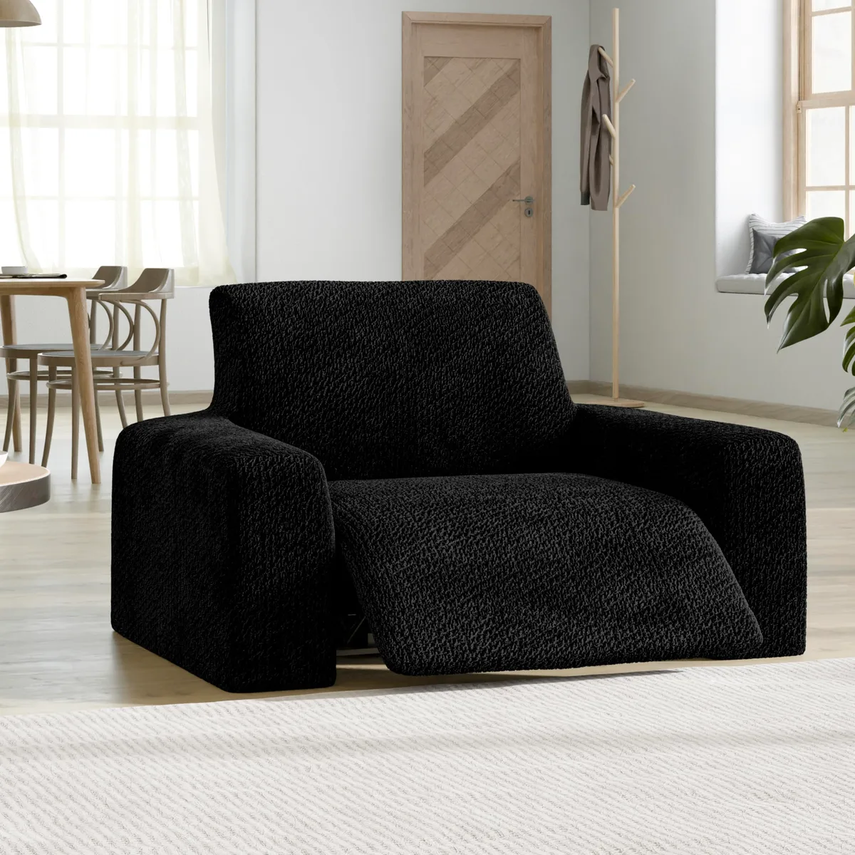 Recliner Chair Slipcover - 1-Piece Furniture Protector - Form Fit, Machine Washable -VelvetCollection — image 3