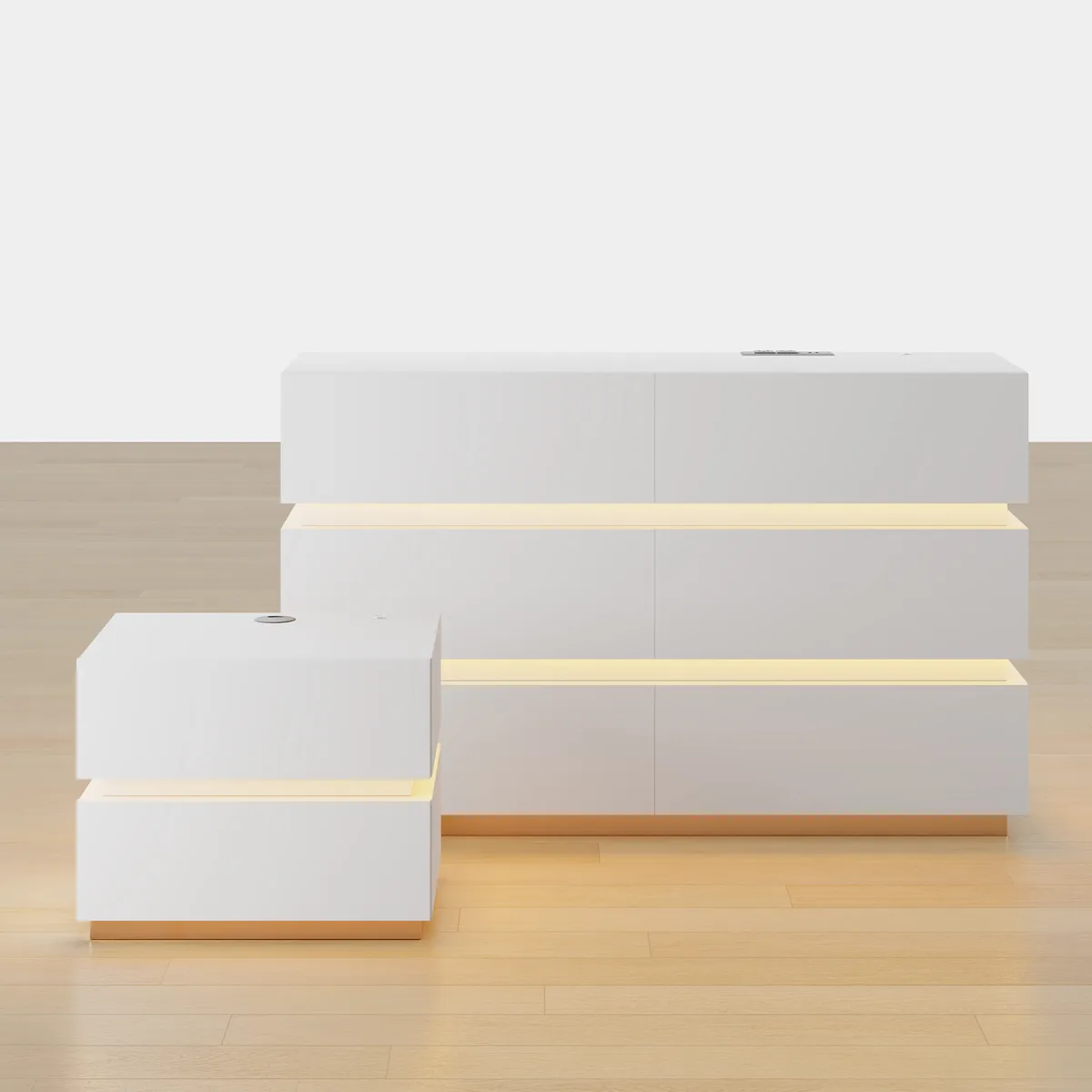 Lumio 47" LED 6-Drawer Dresser with Charging Station — image 5