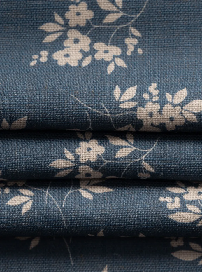 Haven Flat Fold Floral Cordless Custom Roman Shade — image 4