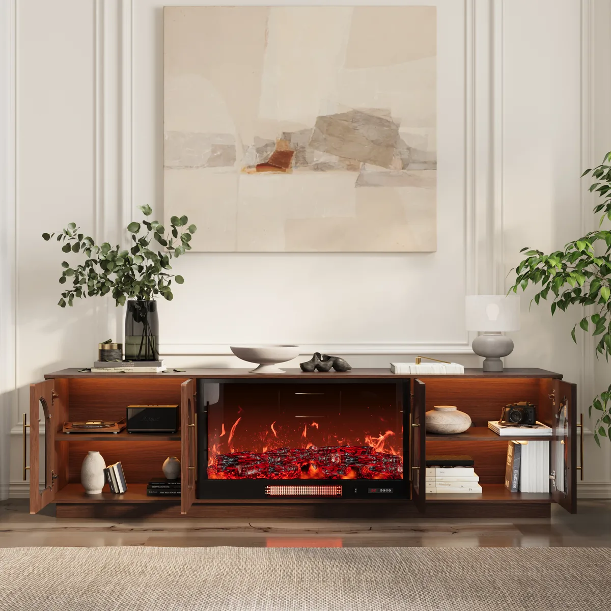 Arune 80" Arched Glass Doors — image 4
