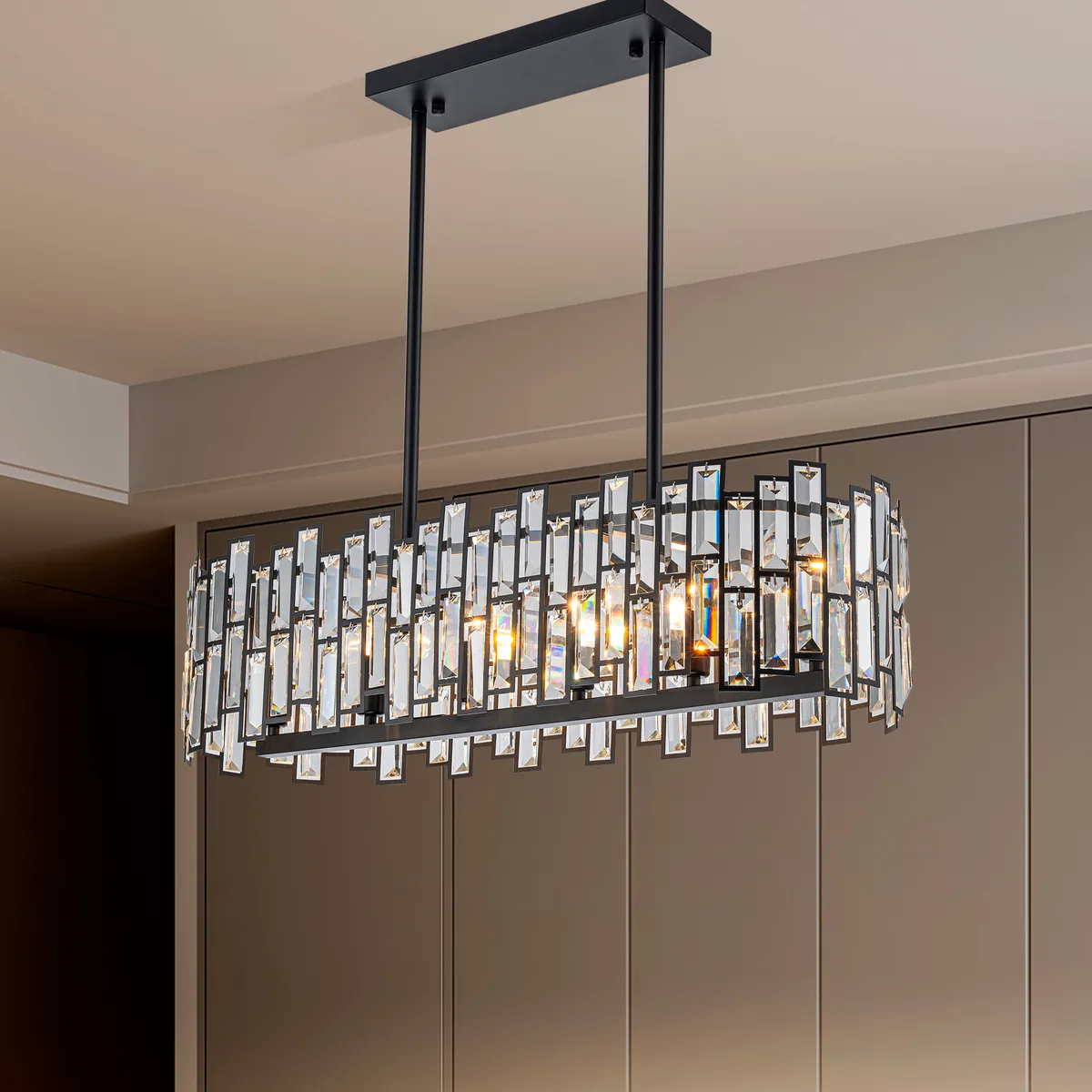 Clyvra 6-Light Kitchen Island Light Crystal Ceiling Light — image 19