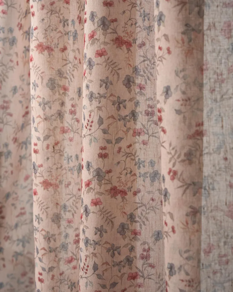 Sway Floral Patterned Sheer Custom Curtain — image 2