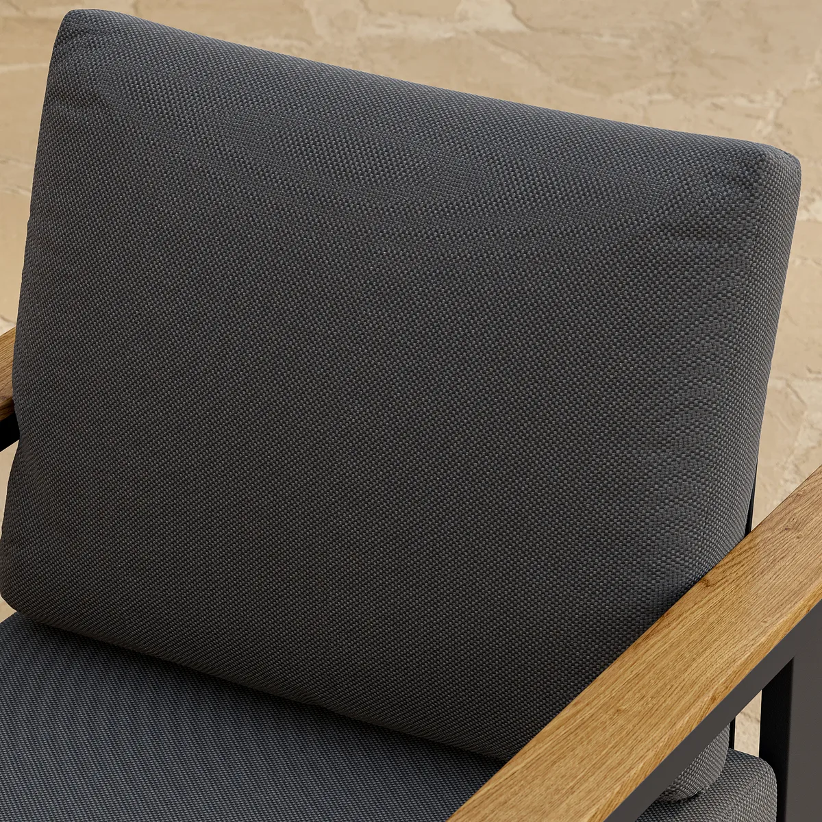 Tevara Outdoor Teak & Aluminum Dining Chairs — image 6