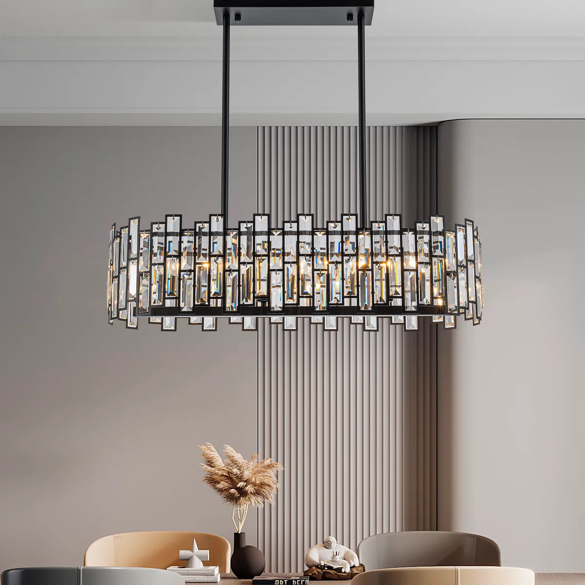 Clyvra 6-Light Kitchen Island Light Crystal Ceiling Light — image 20