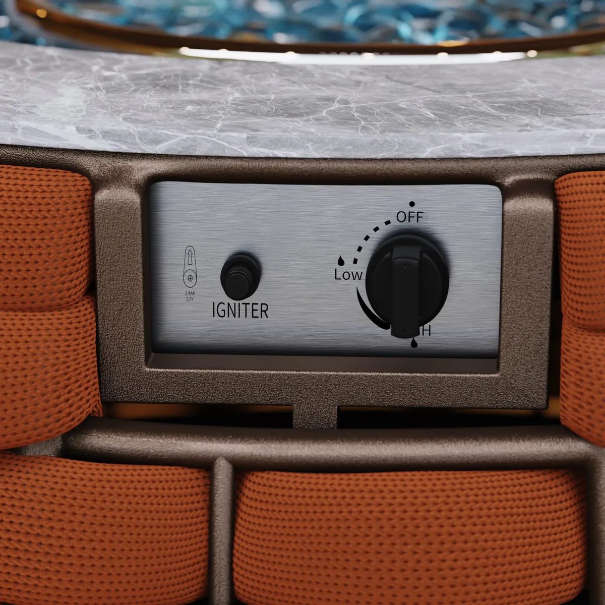 Cocaro Outdoor 27" Propane Smokeless Round Fire Pit Table — image 19