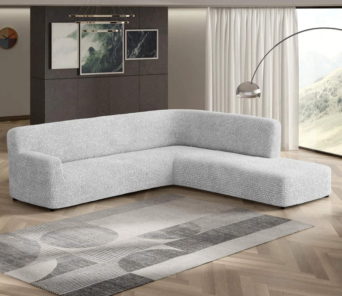 Corner Special Right - 1-Piece Furniture Protector - Form Fit, Machine Washable -MicrofibraCollection — image 12