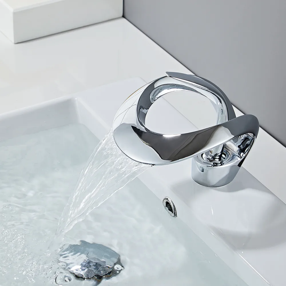 Waterfall Bathroom Sink Faucet — image 15
