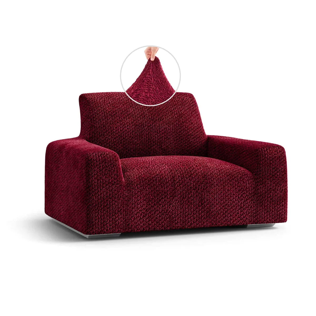 Armchair Slipcovers - 1-Piece Furniture Protector - Form Fit, Machine Washable -VelvetCollection — image 15