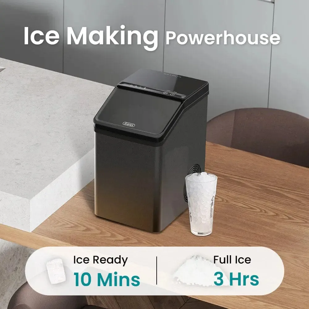 GEVI KNOVA Portable Countertop Compact Gemi Nugget Ice Maker IMND0 — image 4