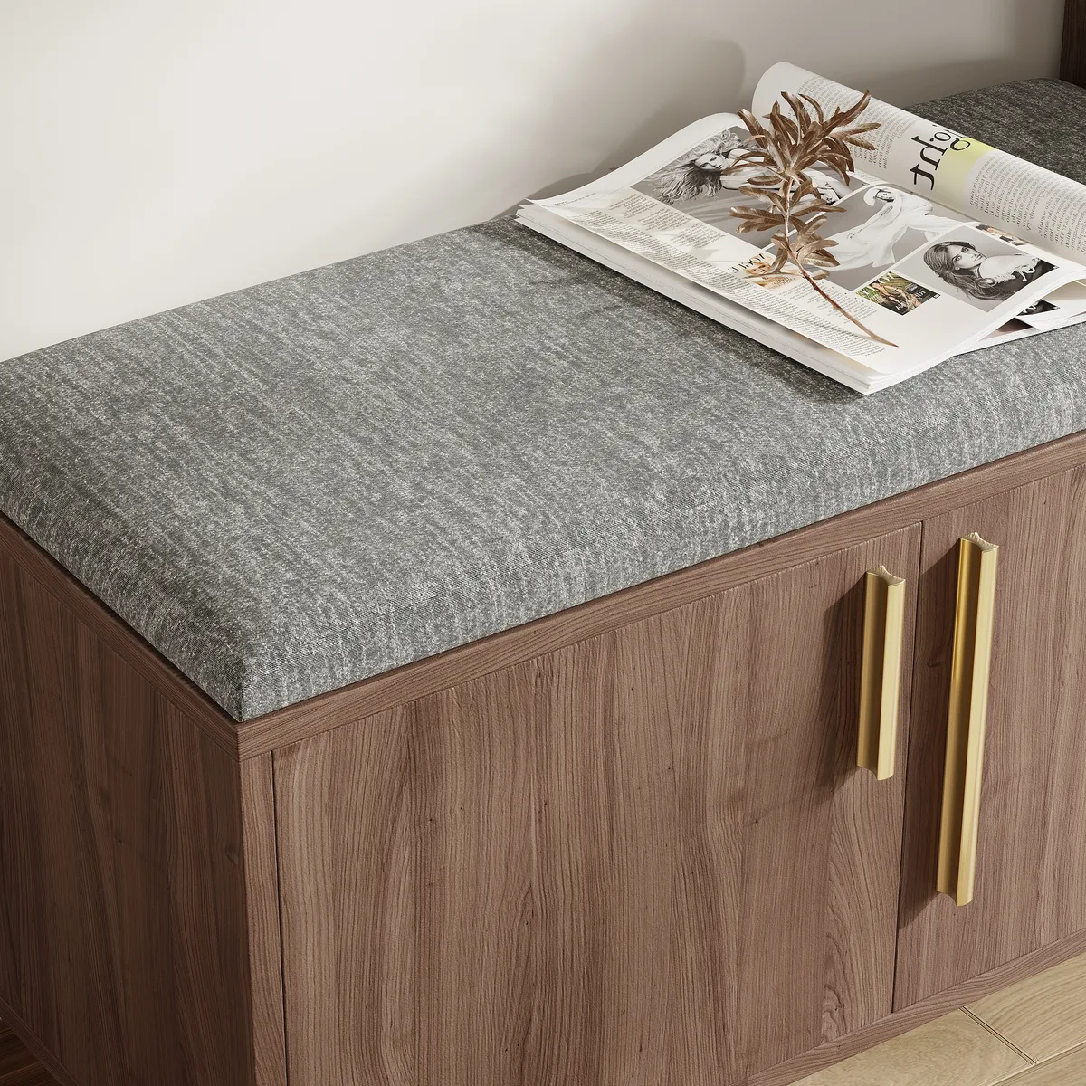 Shoe Storage Entryway Bench — image 26