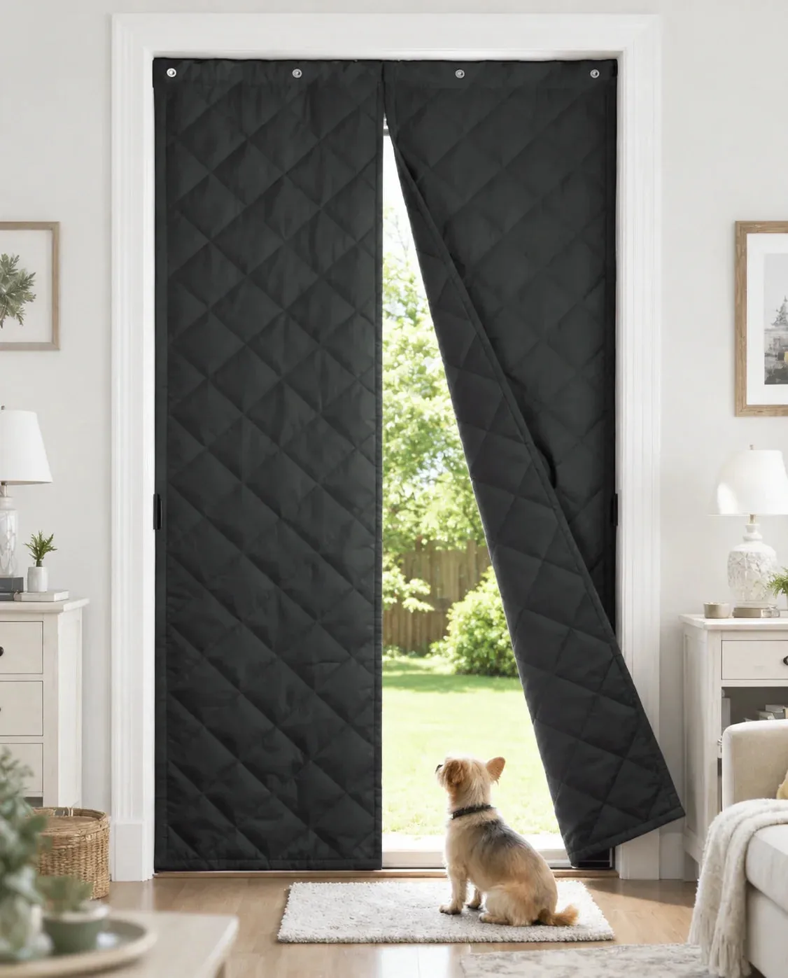 Oxford Thermal Insulated & Soundproof Custom Magnetic Door Curtain — image 5