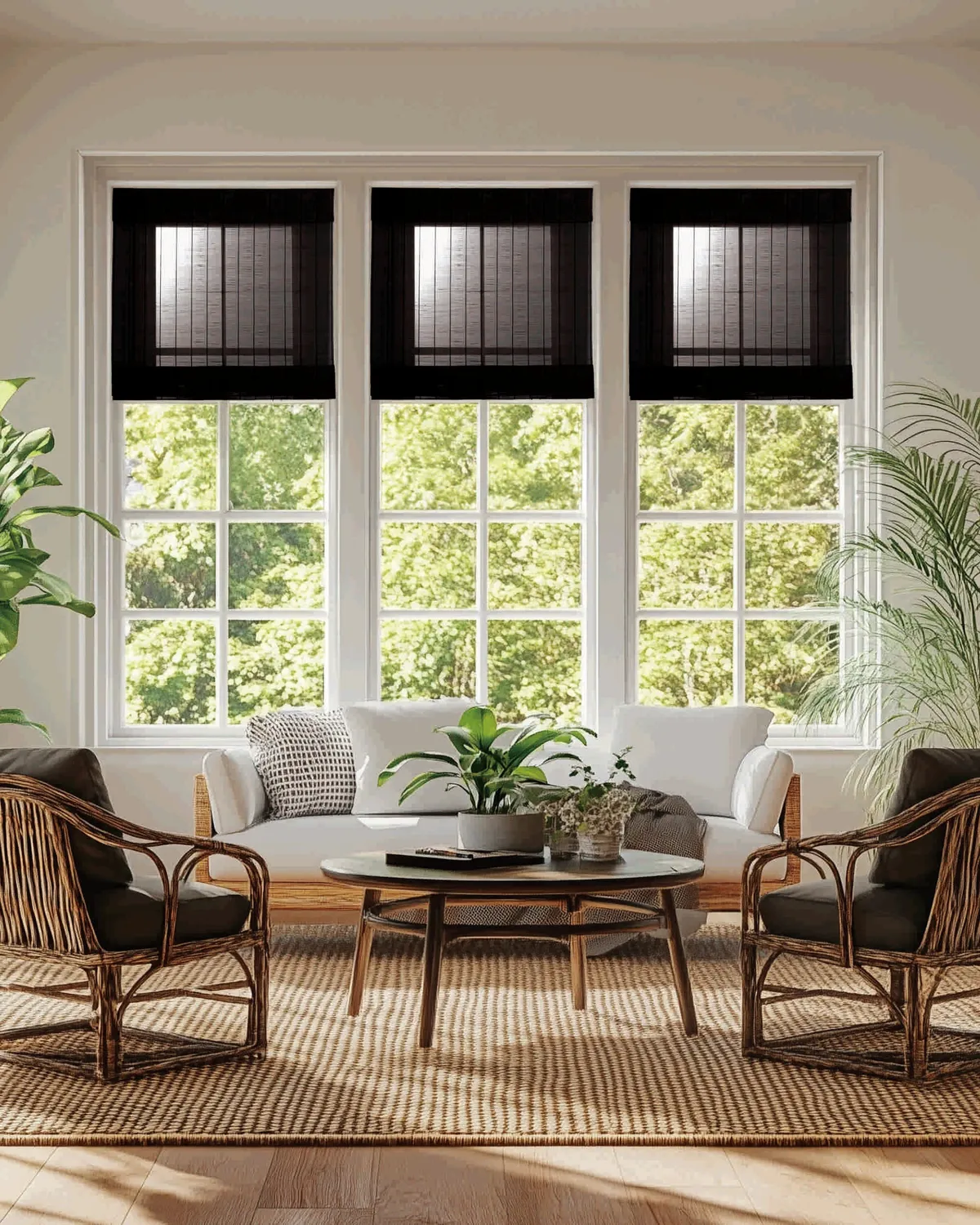 Toni Bamboo Woven Shade - Tan — image 9