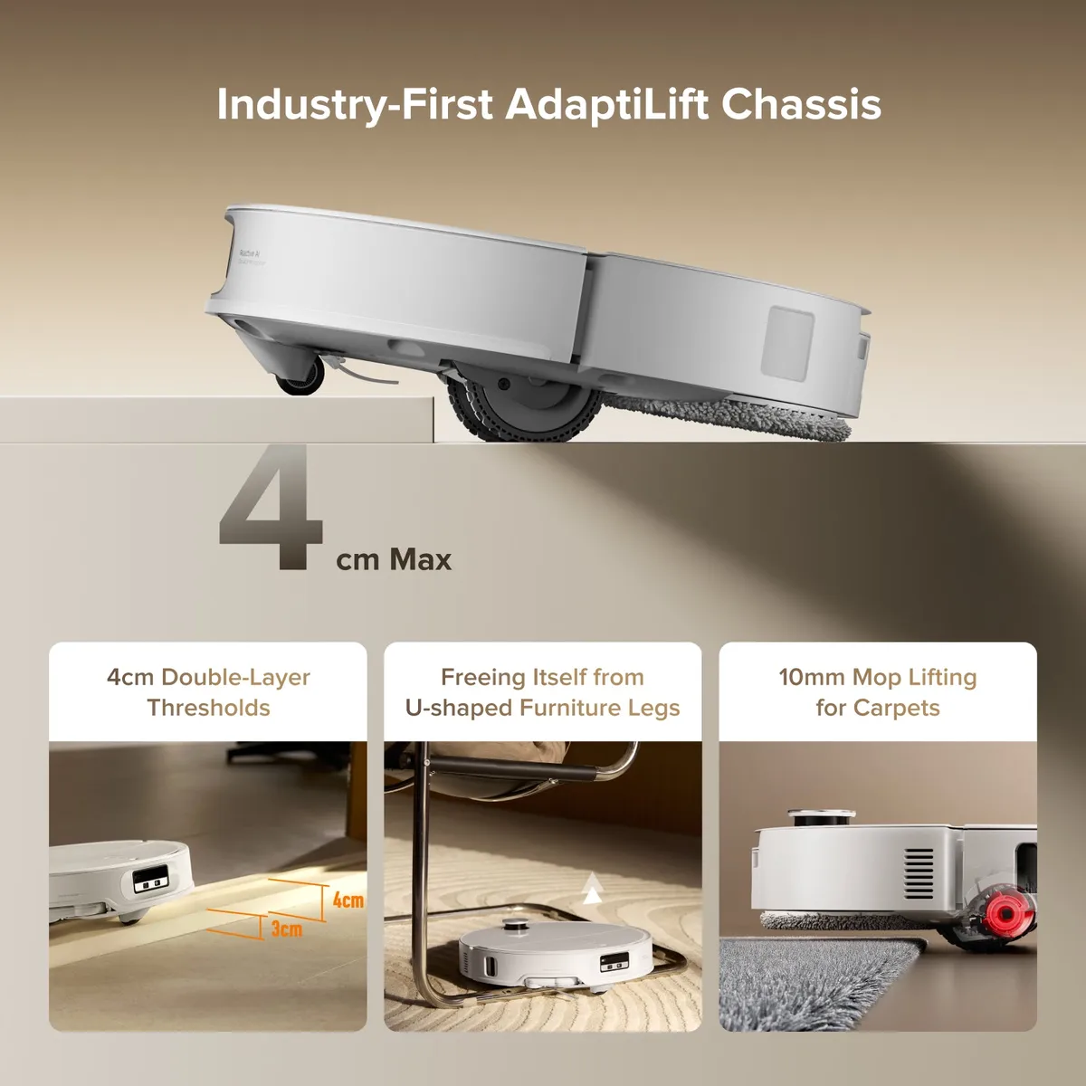 1-Roborock Qrevo CurvX Robot Vacuum — image 4