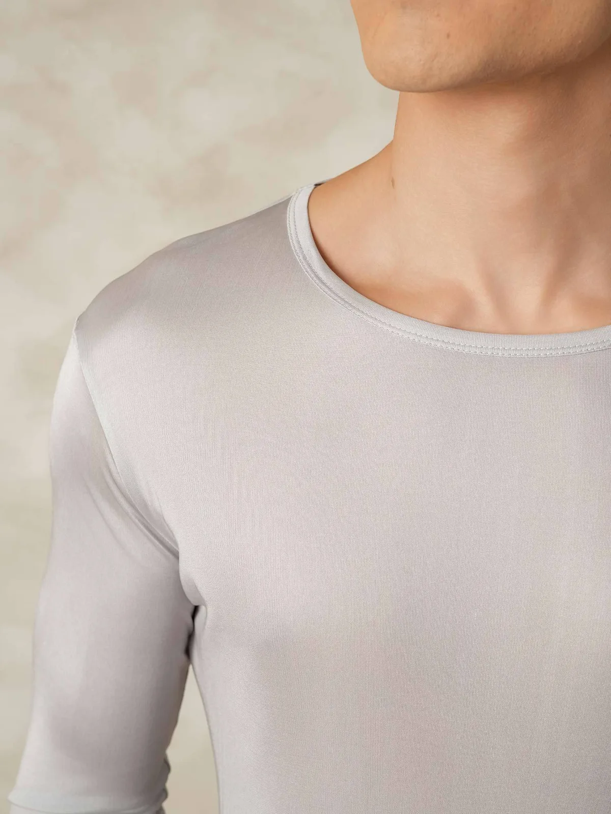 100% Mulberry Silk Men's Long Sleeve Long Johns — image 5