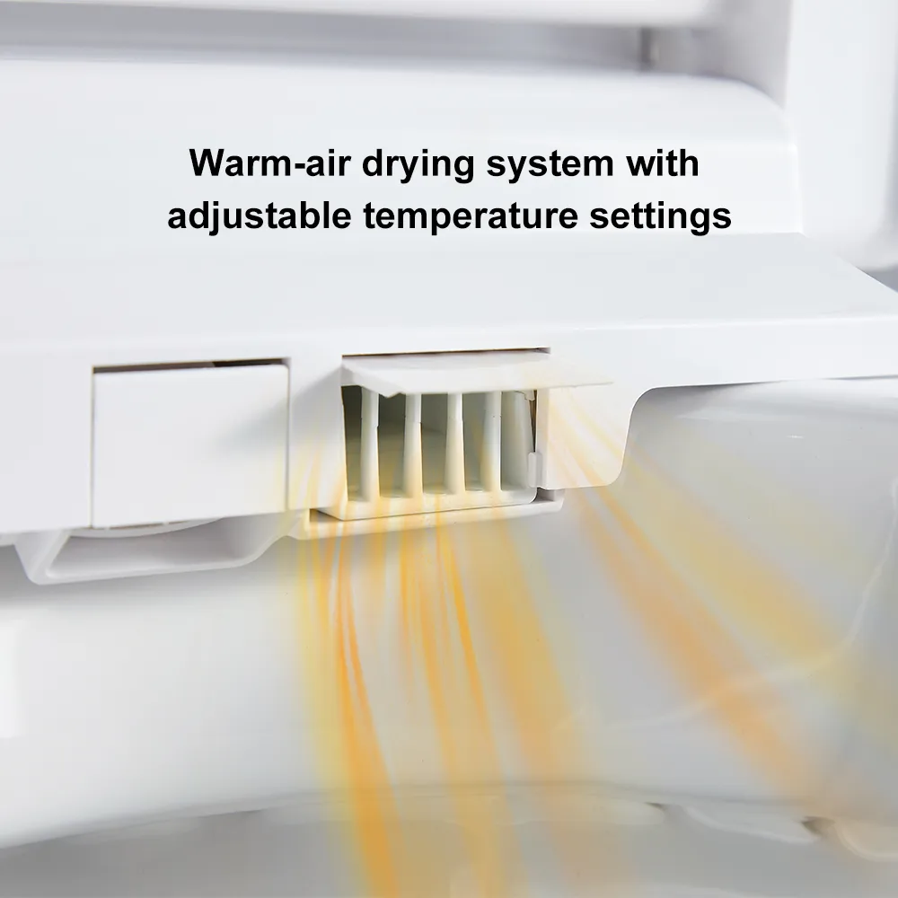 Set of Two Elongated Smart Toilet Wall Mounted 1.58 GPF Automatic with In-Wall Tank & Carrier System — image 5