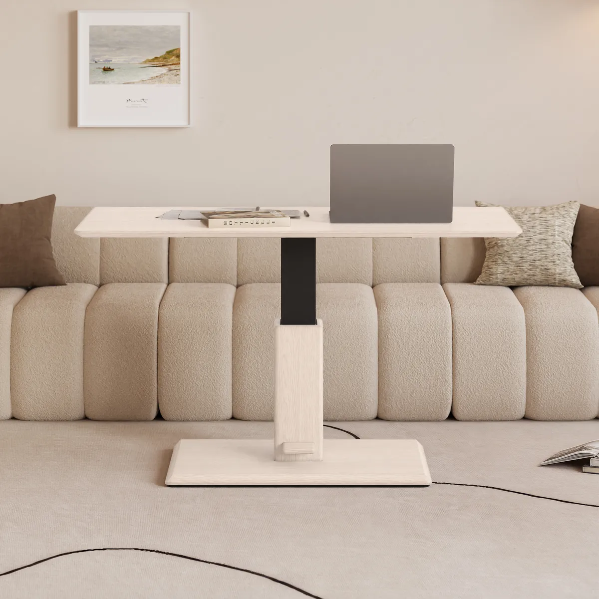 47" Black Lift-Top Height-Adjustable Coffee Table — image 23