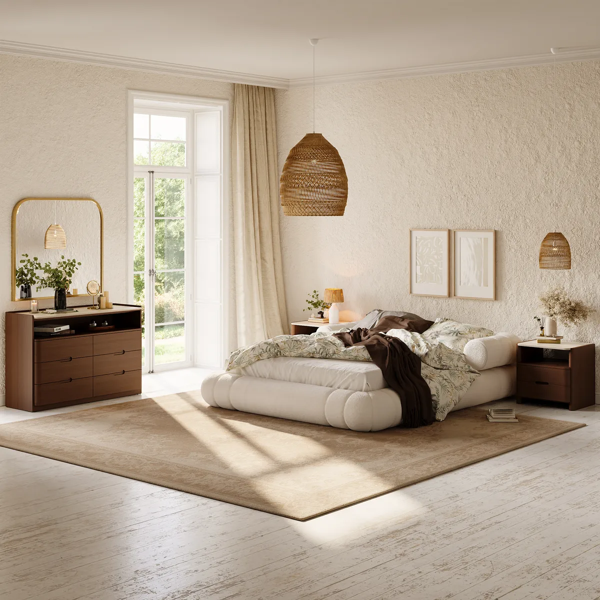 Arvona 47" 6-Drawer Dresser with Sintered Stone Top — image 16