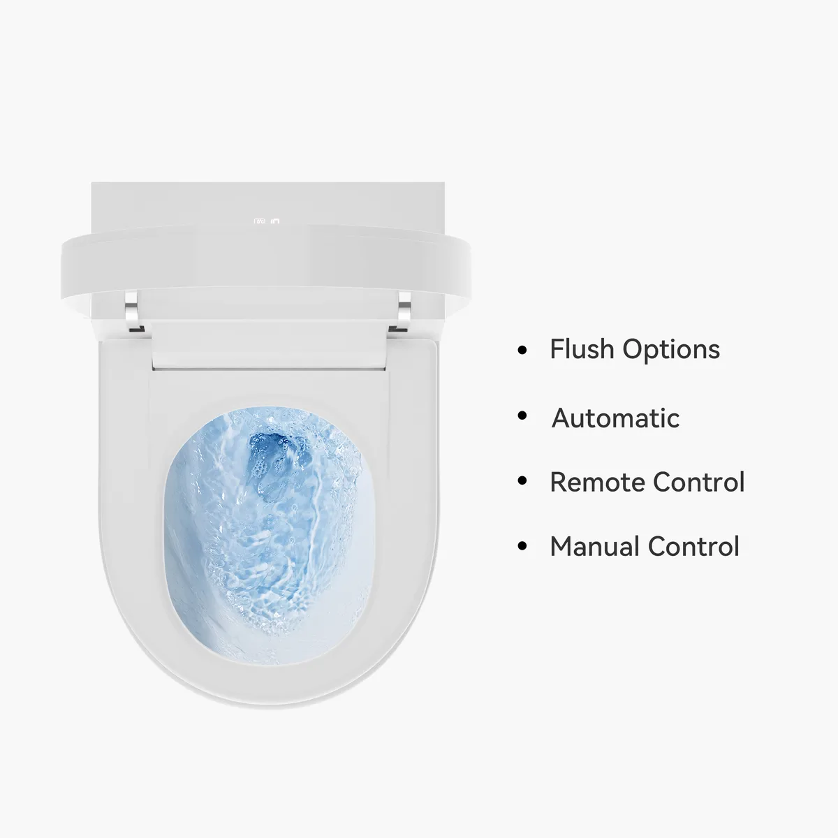Automatic Wall-Mounted Smart Bidet Toilet with UV Sterilization and Dual Flush — image 7