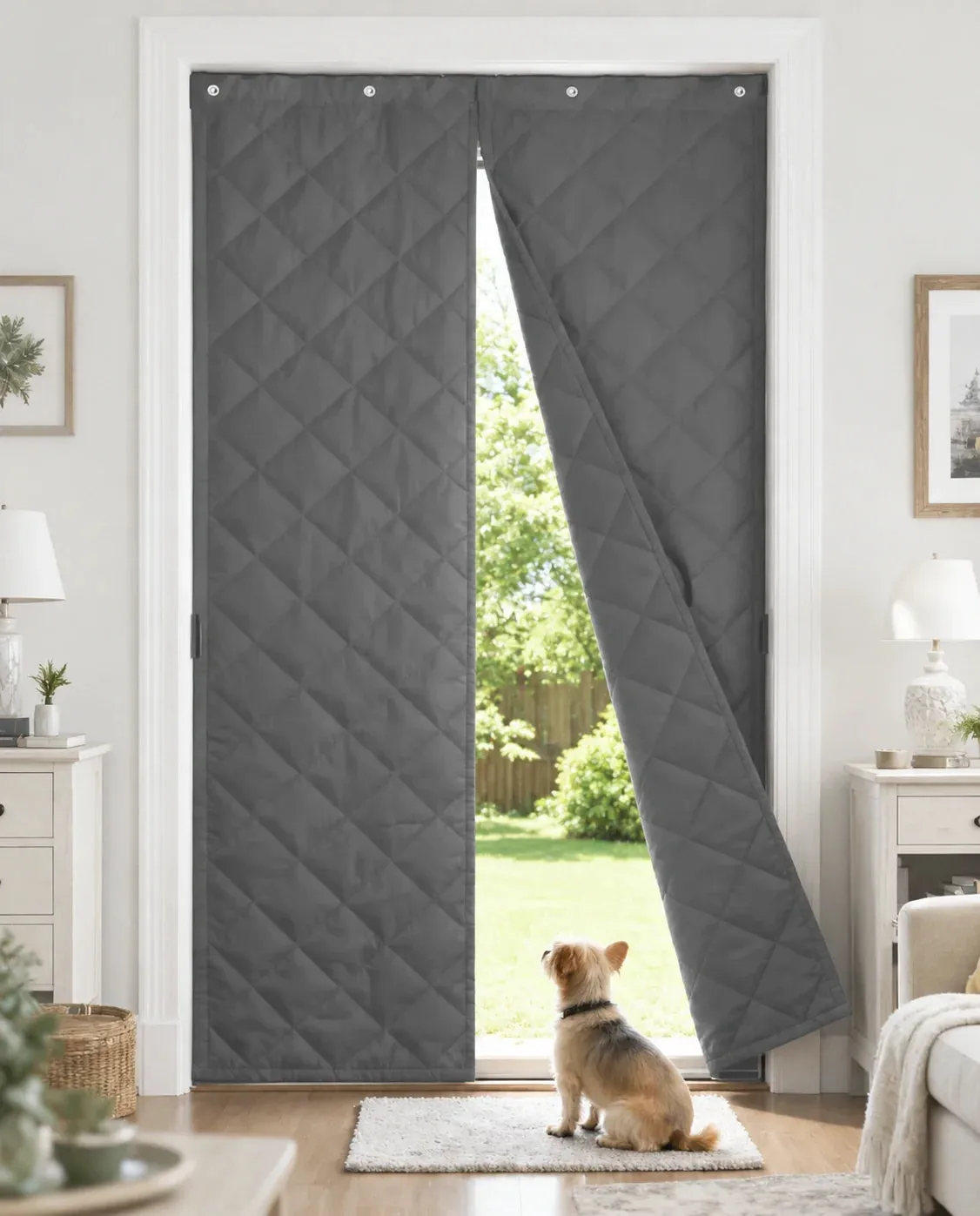 Oxford Thermal Insulated & Soundproof Custom Magnetic Door Curtain