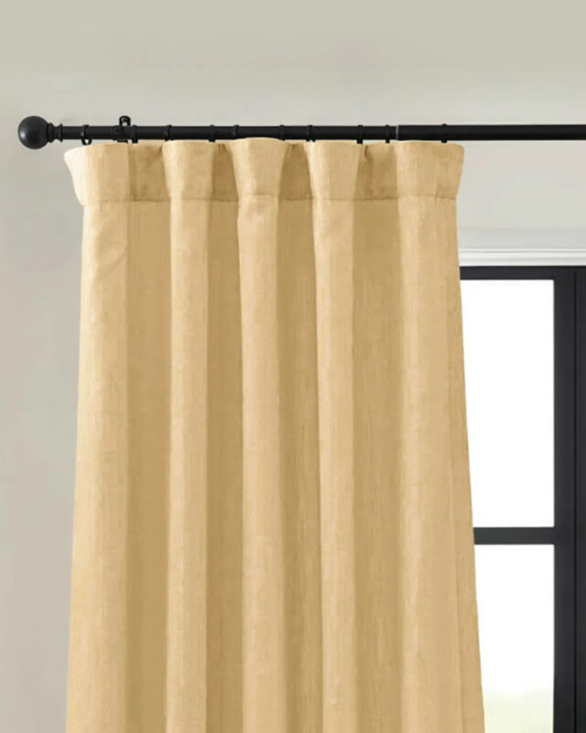 Voy Linen Look Custom Curtain — image 5