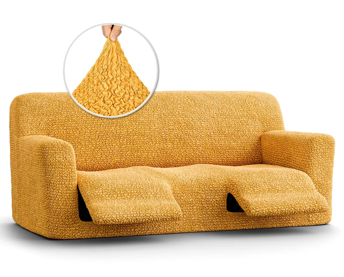 Recliner Sofa Slipcover - 1-Piece Furniture Protector - Form Fit, Machine Washable -MicrofibraCollection — image 9