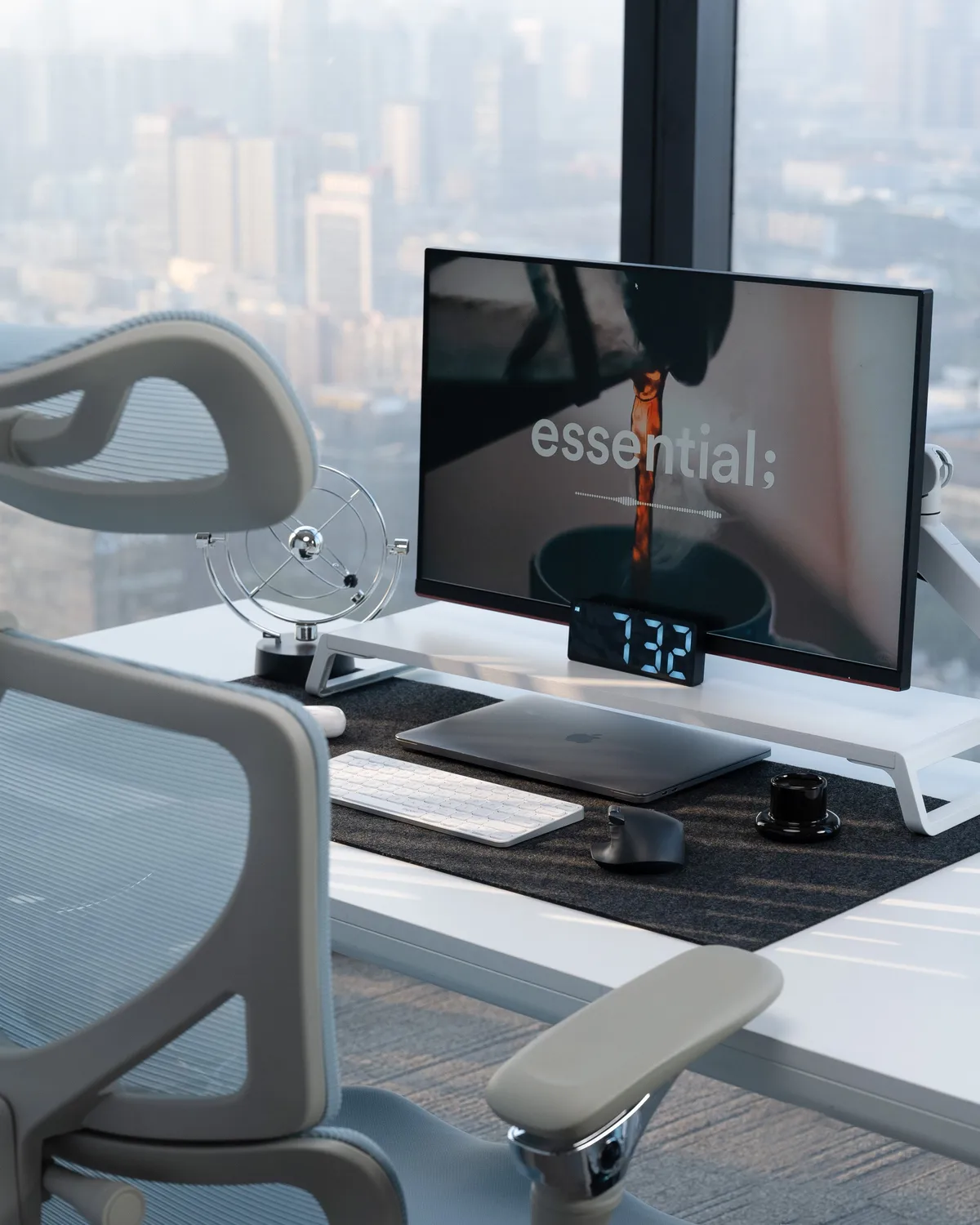 L1 Pro Full Aqua Blue Ergonomic chair