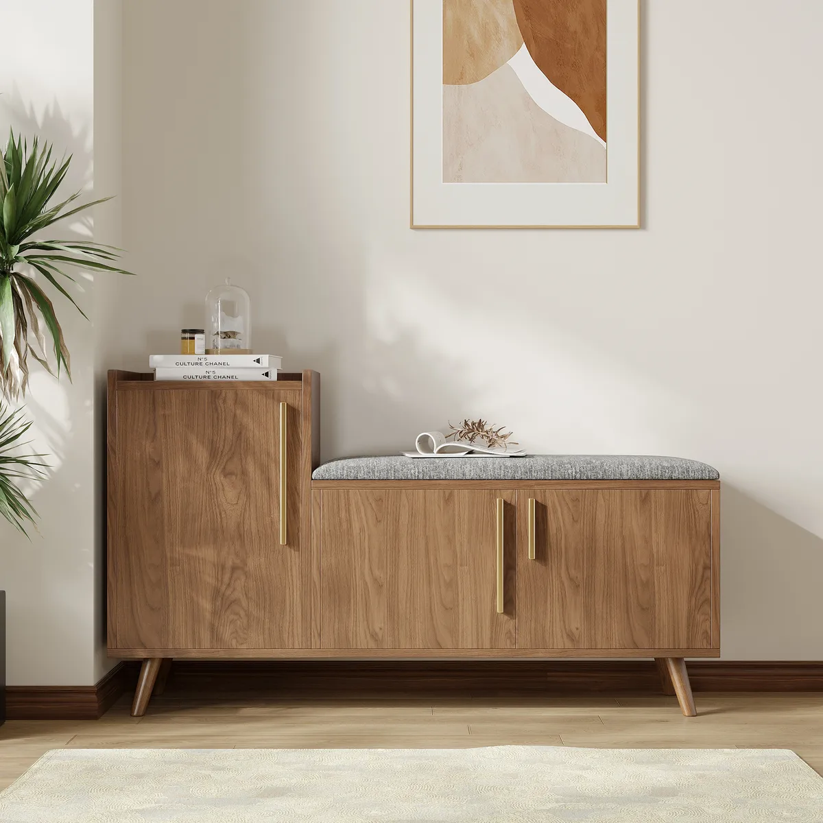 Shoe Storage Entryway Bench — image 2