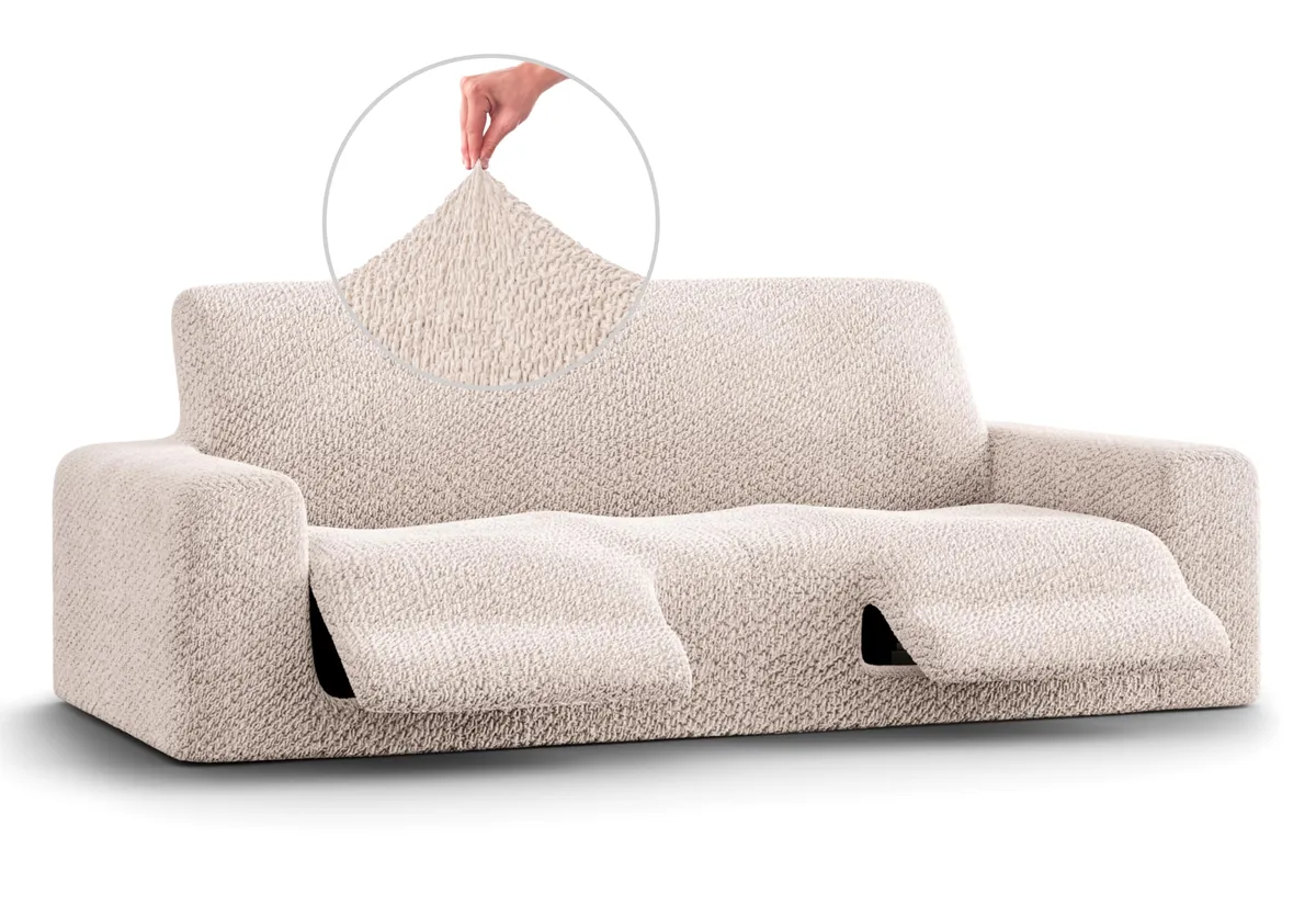Recliner Sofa Slipcover - 1-Piece Furniture Protector - Form Fit, Machine Washable -VelvetCollection — image 8