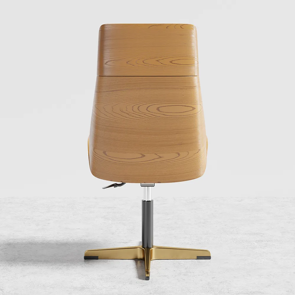 Black Leather Modern Home Office Chair Upholstered High Back Executive Chair — image 18