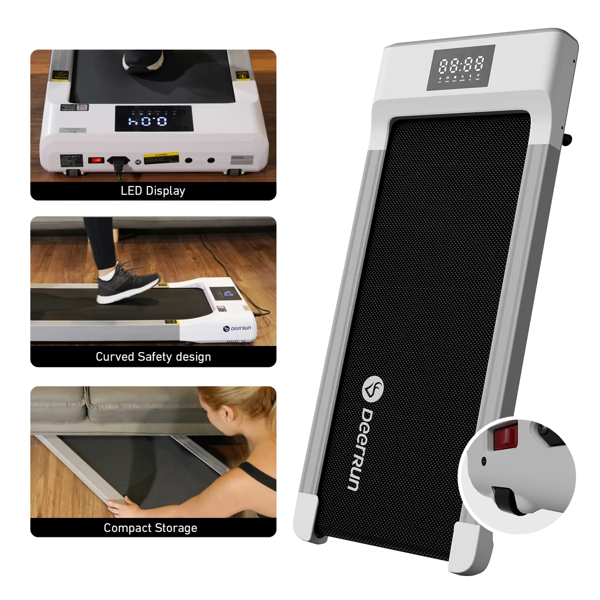 Q1 Classic Pro Walking Pad 350Lbs Capacity & Longer Size with remote control — image 5