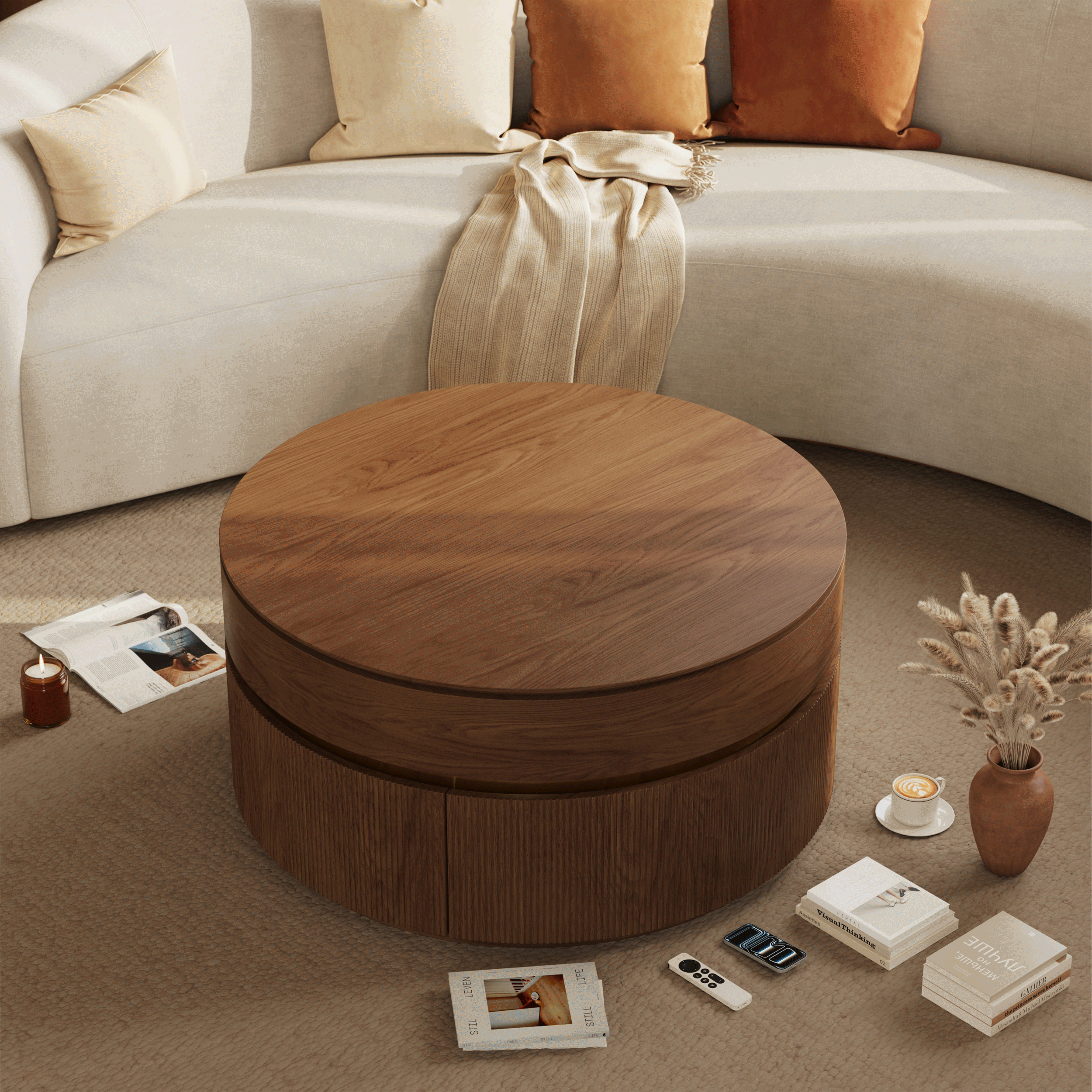 32" Fluted Lift-Top Round — image 26