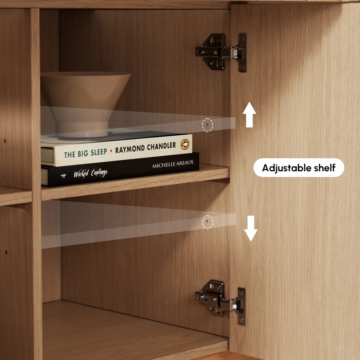 Aura 65" Ash Wood Slatted — image 21