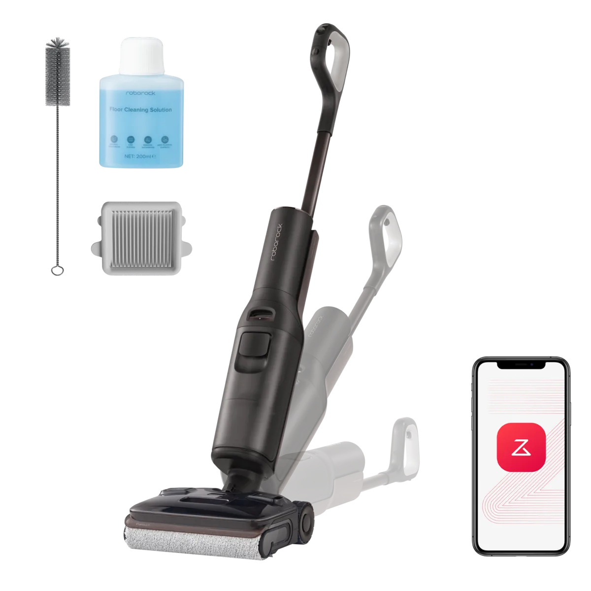 Roborock F25 Pro Turbo Wet Dry Vacuum with HyperScrub One-Tap Deep Cleaning