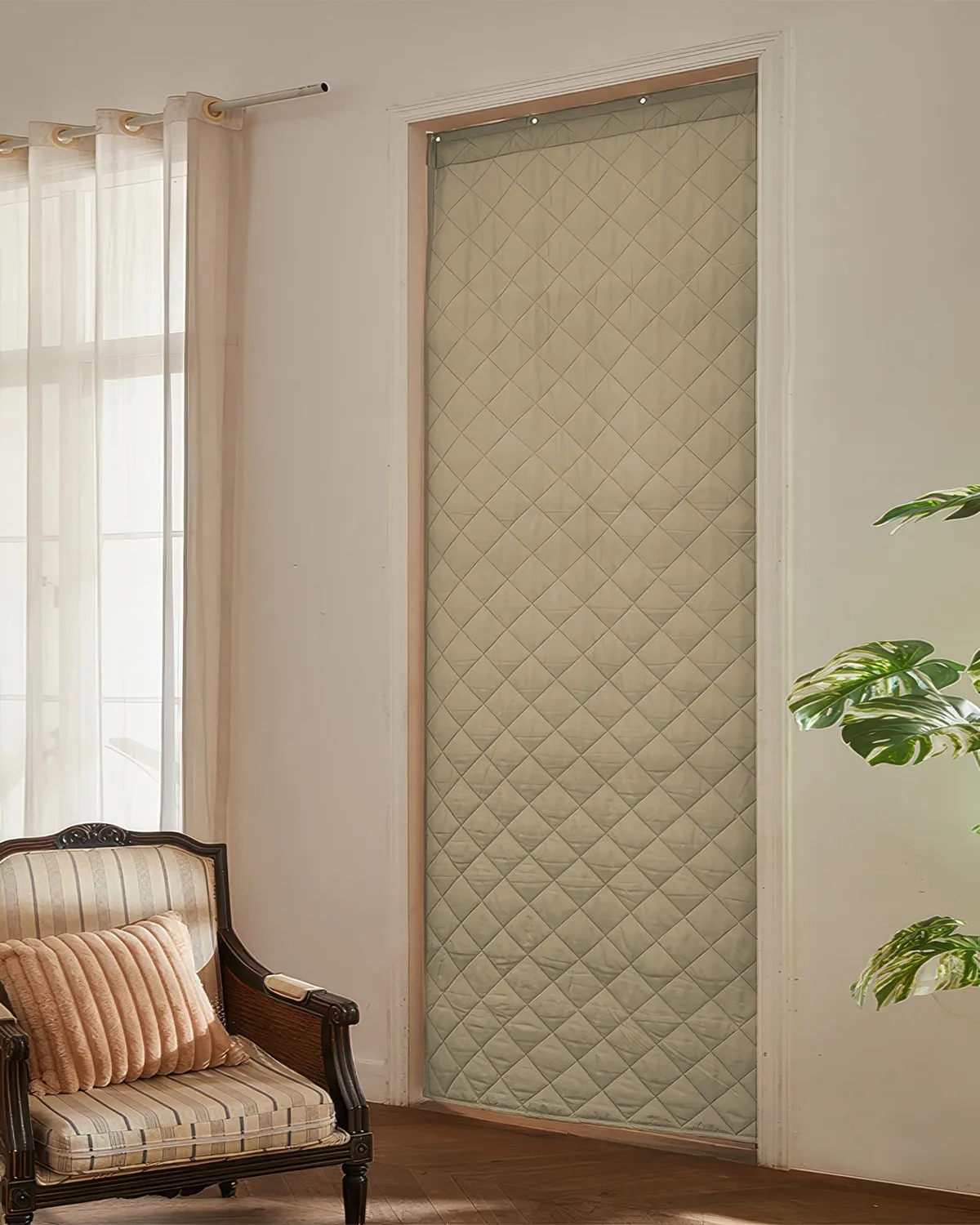 Oxford Thermal Insulated & Soundproof Custom Door Curtain — image 4