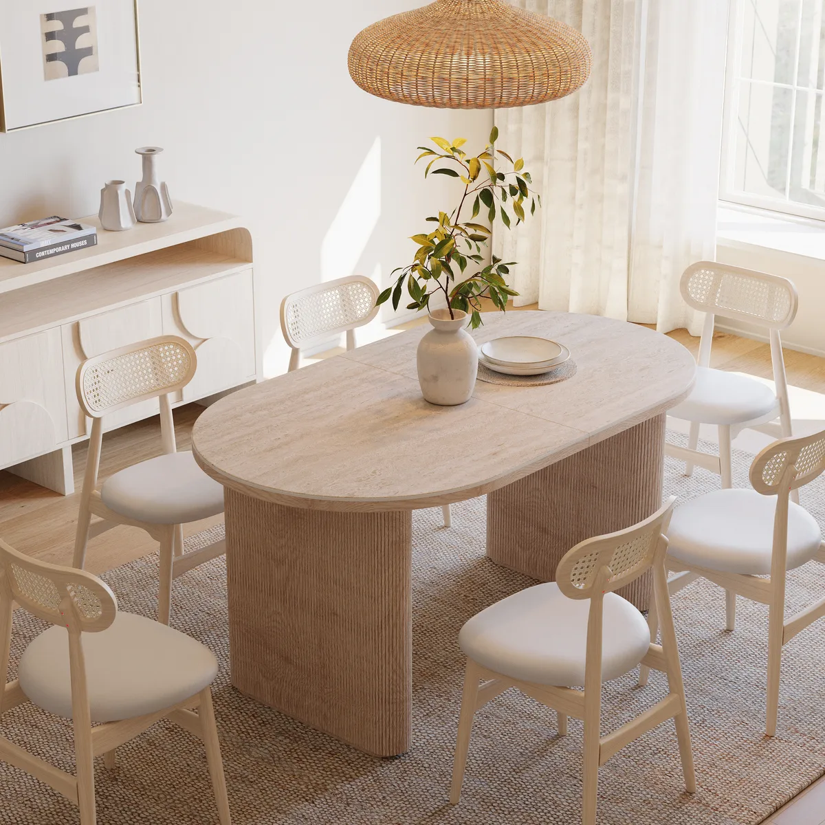 79''-95'' Oval Dining Table — image 2