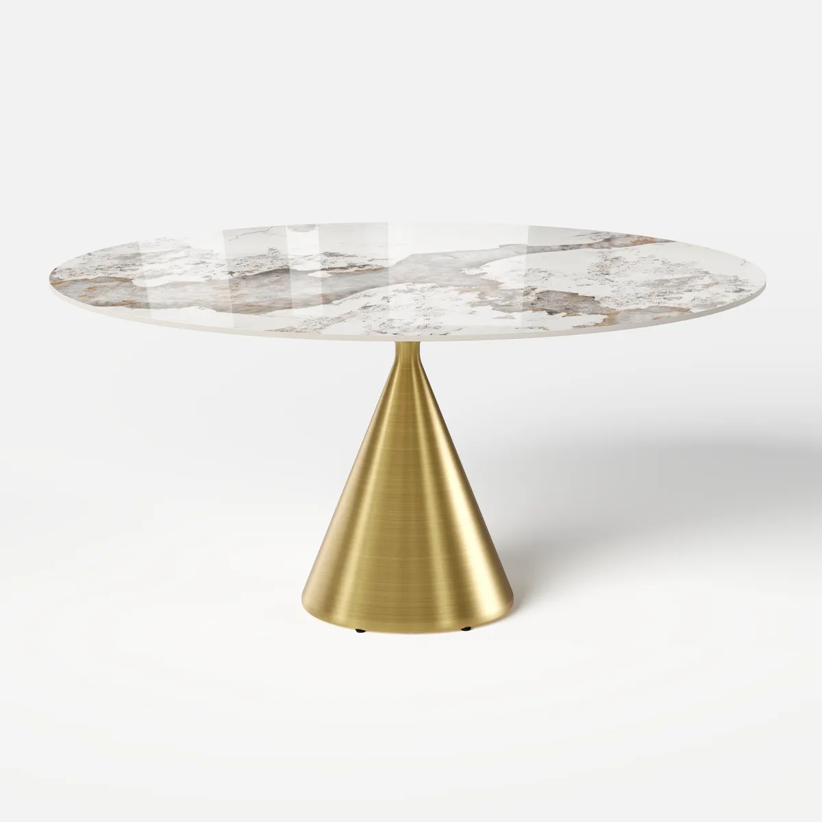 39" Modern Sintered Stone Dining Table Set with 2 Chairs — image 26