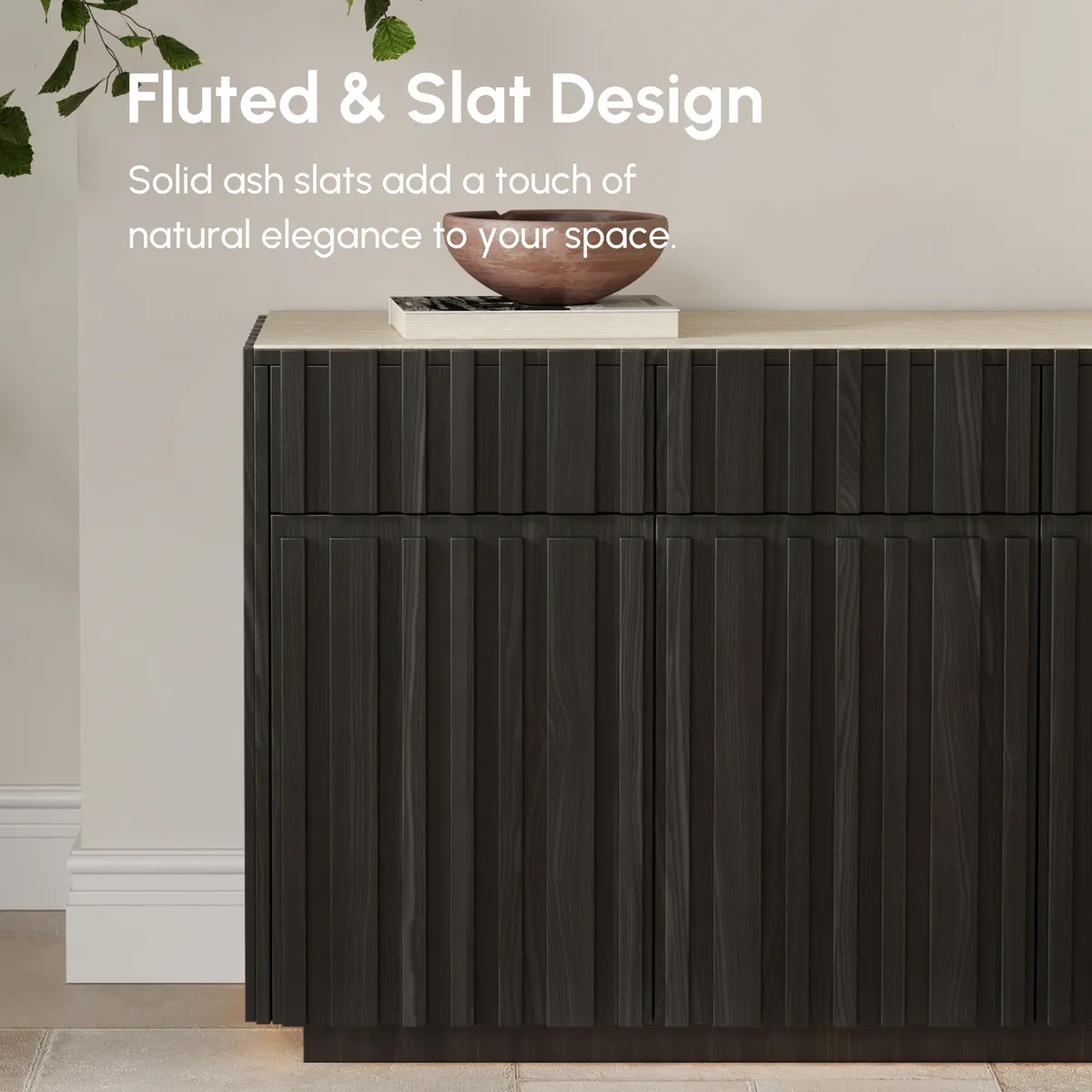 Aura 65" Ash Wood Slatted — image 9
