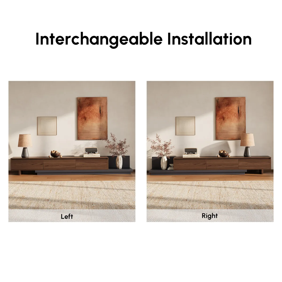 Fero Minimalist Retracted & Extendable TV Stand — image 19