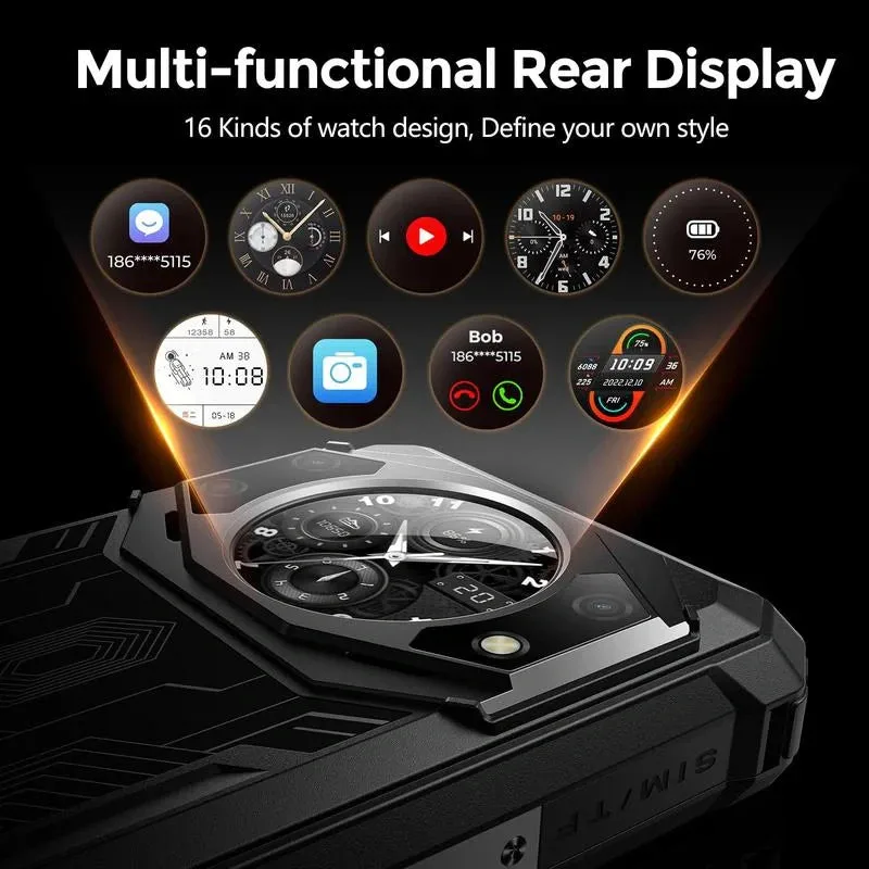 FOSSiBOT F101 PRO 15GB+128GB 5.45-Inch Main & 1.32-inch Innovative & Multifunction Rear Display 10600mAh Hac NFC Rugged Phone — image 4